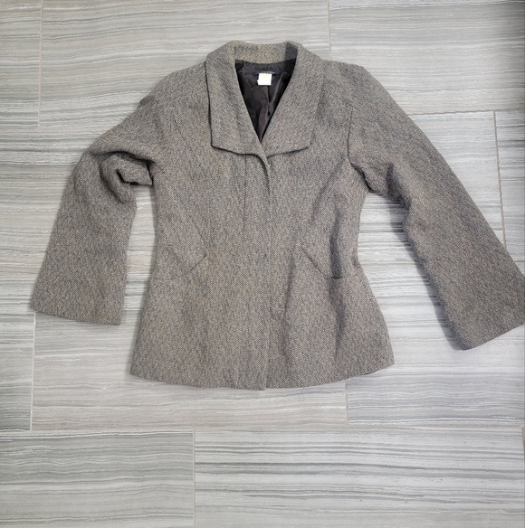 Boston Proper Jackets & Blazers - Brown Wool Women's Blazer